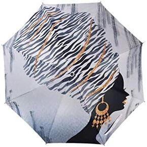 Mary Jane's Court - Queens with Attitude (Q.W.A.) - 'Reign Goddess' - Modern Rain Umbrella in Saudi Arabia