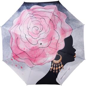 Queens with Attitude (Q.W.A.) - "Queen RoseMary" - Rain Umbrella in Saudi Arabia