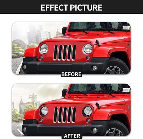 RT-TCZ لـ Wrangler JK Cover Cover Cover Trim Trim Fozels لجيب Wrangler JK JKU 2007-2017 ملحقات Chrome الخارجية 2pcs in Saudi Arabia
