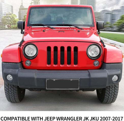 RT-TCZ لـ Wrangler JK Cover Cover Cover Trim Trim Fozels لجيب Wrangler JK JKU 2007-2017 ملحقات Chrome الخارجية 2pcs in Saudi Arabia