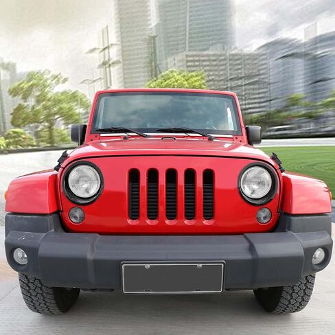 RT-TCZ لـ Wrangler JK Cover Cover Cover Trim Trim Fozels لجيب Wrangler JK JKU 2007-2017 ملحقات Chrome الخارجية 2pcs in Saudi Arabia