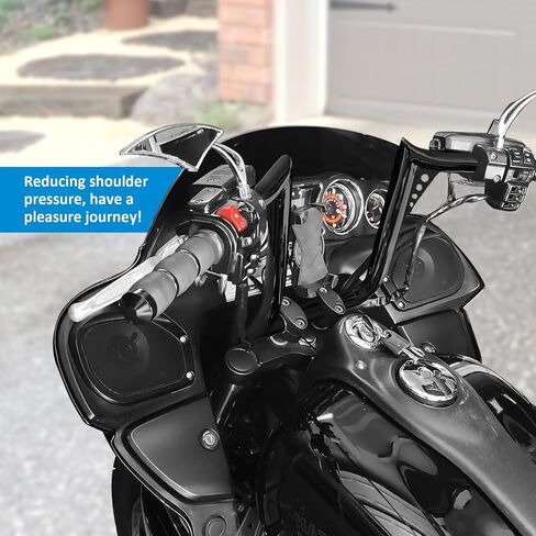 Wsays 14 "Rise Ape Hanger Handlebar 1.25" مقود قطره متوافق مع Kawasaki Vulcan 1700 Vaquero 2011-2025 ، Voyager 2009-2025 مع كابلات وخطوط اللمعان الأسود. in Saudi Arabia