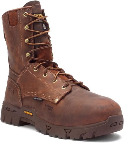 Carolina Buster Composite Toe Boots Waterproof Boots للرجال- سرير قدم الرغوة للذاكرة ، نعل الأوسط ، ونعل خارجي مقاوم للزيت والانزلاق ، مصنّف EH in Kuwait