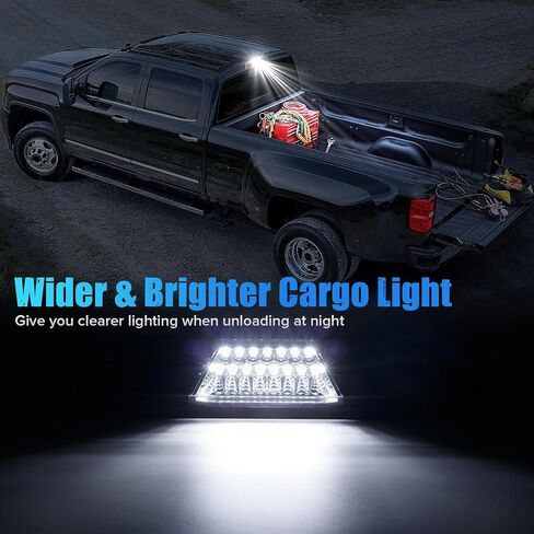 Smoke Lens LED 3rd Brake Light Compatible with Silverado Sierra 1500 2014-2018 2500HD 3500HD 2015-2019 Silverado 1500LD/ Sierra1500 Limited 2019 Third Brake Cargo Lamp sassembly in Kuwait