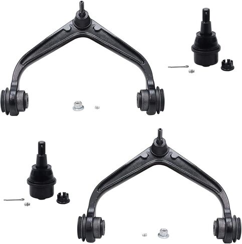 Detroit Axle - Front 10pc Suspension Kit for 2011-2019 Chevy GMC Sierra Silverado 2500HD 3500HD, 2 Upper Control Arms w/Ball Joints + 2 Sway Bar Links + 4 Inner & Outer Tie Rods + 2 Lower Ball Joints in Kuwait