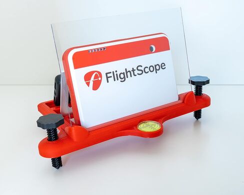 محاذاة قابلة للتعديل/التسوية حامل وقفون للبطارية ل FlightScope Mevo Plus (Mevo+) ، أحمر in Kuwait