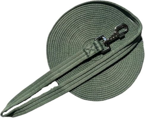 Horse Training Lunge Line with Alloy Trigger Buckle for Accurate Equestrian Training of 32.8 ft(10 Meters)-Light Green in Kuwait
