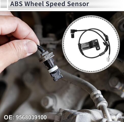 مستشعر سرعة عجلات ABS الخلفي مستشعر ABS مستشعر مكابح مضاد للانغلاق رقم 9568039100 لـ Hyundai Sonata 1999-2000 in Kuwait