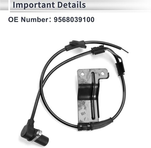مستشعر سرعة عجلات ABS الخلفي مستشعر ABS مستشعر مكابح مضاد للانغلاق رقم 9568039100 لـ Hyundai Sonata 1999-2000 in Kuwait