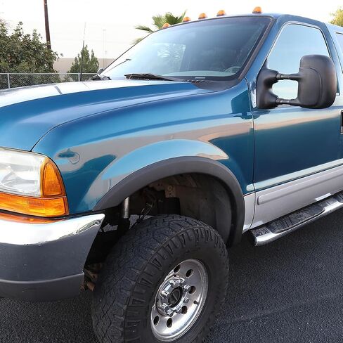 Spec-D Tuning 4PC Matte Black Front + Rear Textured Fender Flares Compatible with 1999-2007 Ford F250 F350 F450 Super Duty in Kuwait