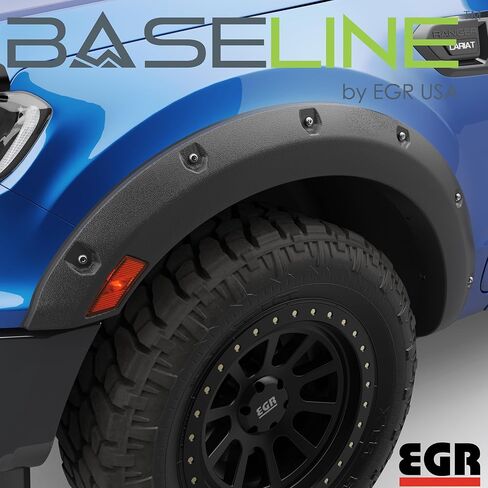 EGR BLF1007 - Fender Series Fender Flares بمظهر محاكاة - متوافق مع 2019-2023 Ford Ranger in Saudi Arabia