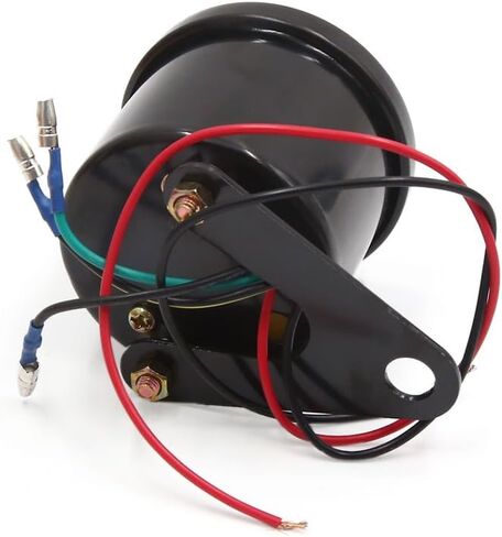 uxcell Universal Motorcycle 0-13000RPM Tachometer Single Gauge Meter Instrument Black DC 12V in Saudi Arabia