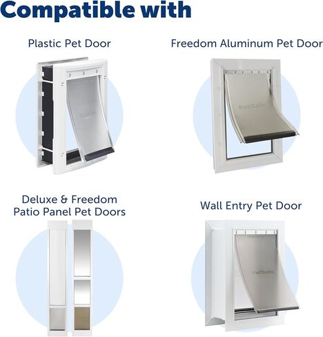 PetSafe Closing Panel Pet Door Cover - Durable, Plastic Dog Door Cover - Rust-Proof - Compatible with Select PetSafe Doors - Large in Saudi Arabia