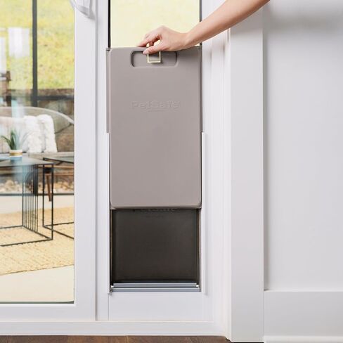 PetSafe Closing Panel Pet Door Cover - Durable, Plastic Dog Door Cover - Rust-Proof - Compatible with Select PetSafe Doors - Large in Saudi Arabia