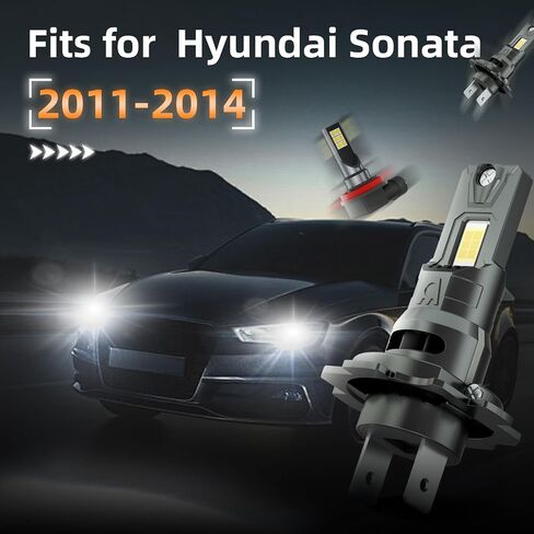 بالنسبة إلى Hyundai Sonata 2011-2014 Combo Lights Lights ، 4pcs ، حزمة مزدوجة ذات أضواء مزدوجة وأضواء ضبابية 4pcs. in Saudi Arabia