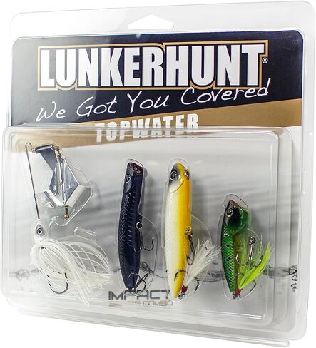 LUNKERHUNT | Mid Water Crankbaits (4-Pack) | Hard Bait Fishing Lures in Kuwait