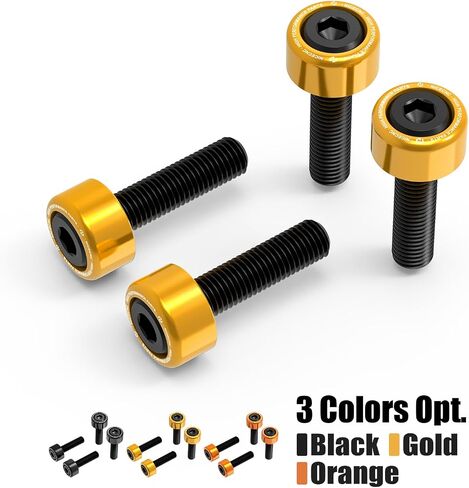 Rear Shock Bolt Kit Hardware Black Aluminum Compatible with Harley Road King Police Escort EFI FLHPEI 1999-2007, Road King FLHR 1994-2023, Street Glide FLHX 2006-2024, See Fitment in Saudi Arabia