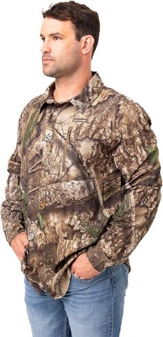 قمصان كامو أصلية للرجال للرجال في RealTree للصيد والمشي لمسافات طويلة وصيد الأسماك in Saudi Arabia