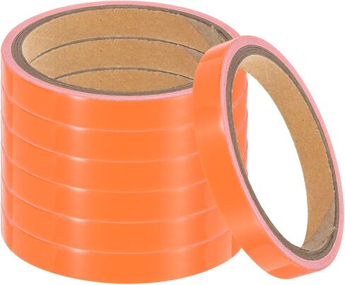 uxcell 4Rolls Glow in The Dark Tape, 0.47 inch x 9.8 ft Fluorescent Adhesive Tape Luminous Tape for Stairs, Walls, Steps, Exit Sign, Home Decoration, Red in Saudi Arabia