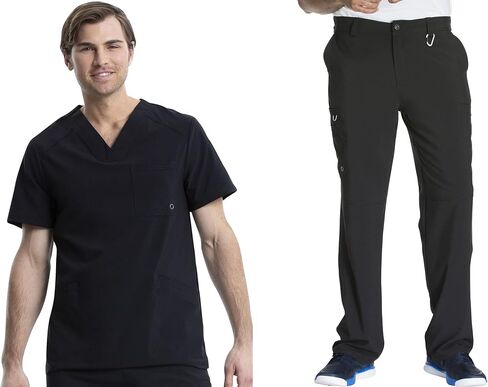 cherokee men scrubs set modern fit v-neck scrub tops ، ck900a و bants scrub scrub reached ck200a ck200a in Saudi Arabia