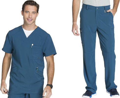 cherokee men scrubs set modern fit v-neck scrub tops ، ck900a و bants scrub scrub reached ck200a ck200a in Saudi Arabia