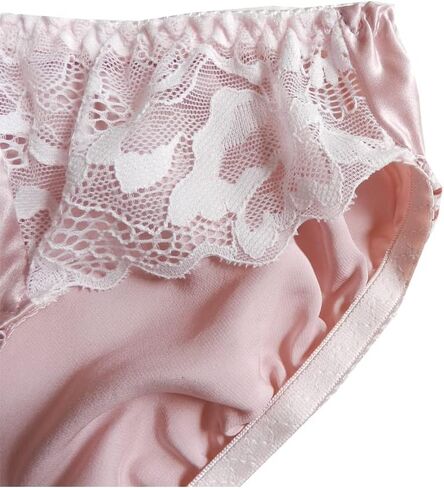 نساء 100 ٪ ملخصات سراويل حريرية نقية التوت ناعم لاسي حجم الملابس الداخلية S M L XL in Kuwait