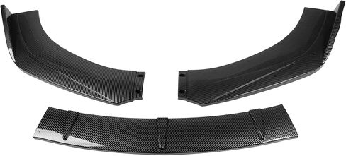 FREEMOTOR802 Compatible with 2016-2018 Chevrolet Cruze 3PCS Front Bumper Lip, Front Bumper Lip Body Kit Spoiler Splitter Air Dam Chin PP - Polypropylene Gloss Black, 2017 in Saudi Arabia