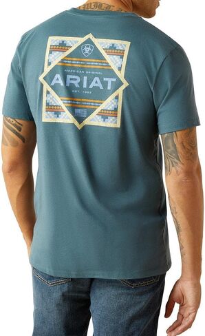ARIAT MEN'S PUEBLA SERAPE TEE Shirt in Saudi Arabia