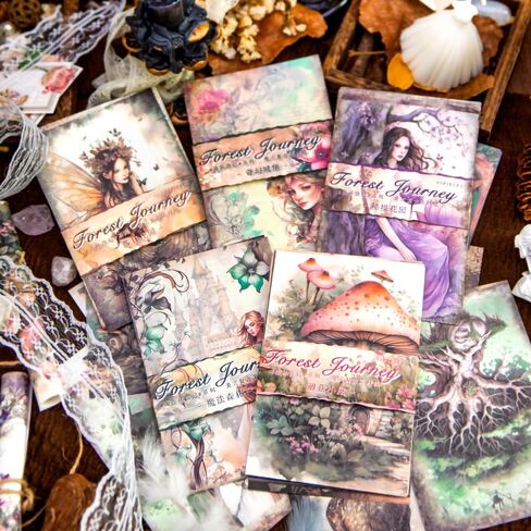 Yoksas 120 Sheets Vintage Mythology Fantasy Sea Ocean Scrapbook Paper - Mermaid Seahorse Corals UnderSea Junk Journals Decorative Cardstock for Posters,Card Making,Crafts Paper in Kuwait