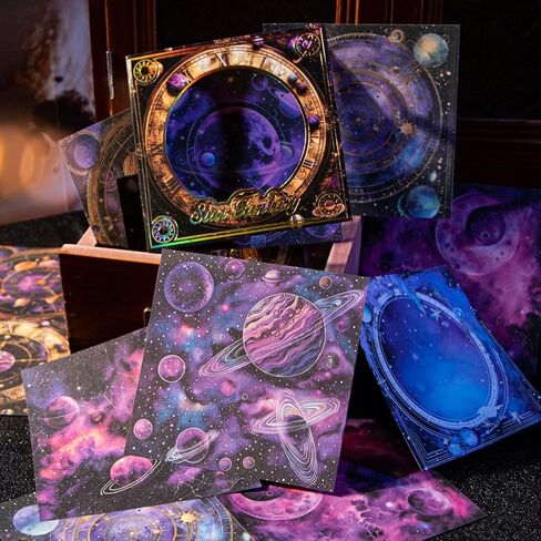 يوكساس 120 ورقة من ورق قصاصات الأساطير الخيالي للبحر والمحيط - مرجان فرس البحر حورية البحر والمجلات غير المرغوب فيها تحت البحر، بطاقات تزيين للملصقات، وصناعة البطاقات، وورق الحرف اليدوية in Kuwait