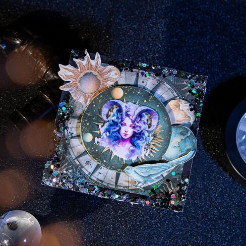 يوكساس 120 ورقة من ورق قصاصات الأساطير الخيالي للبحر والمحيط - مرجان فرس البحر حورية البحر والمجلات غير المرغوب فيها تحت البحر، بطاقات تزيين للملصقات، وصناعة البطاقات، وورق الحرف اليدوية in Kuwait