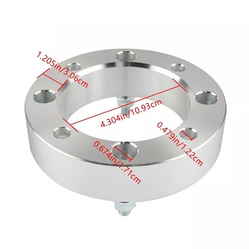 1.5 "فواصل عجلات ATV 4/137 نمط الترباس-4 قطع CNC الفواصل الألومنيوم الآلي لـ 10 × 1 in Saudi Arabia