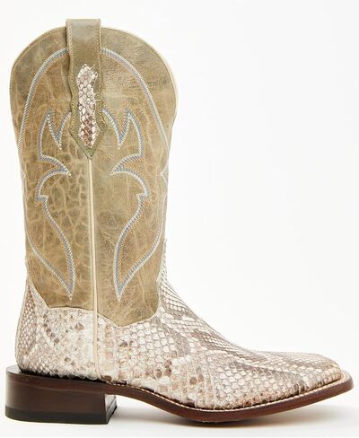 Dan Post Women's Boot Barn Exotic Python Western Broad Square Toe - Dps1147 in Saudi Arabia