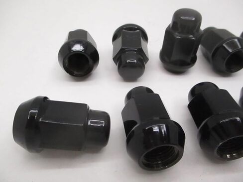 (10) صواميل العجلة ذات العجلة السوداء 1/2 "x20X 1-3/8" لوز الصلب in Kuwait