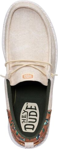 HEYDUDE Wally Funk Duck Print Wood Ash/Multi 15, Mens Shoes, Slip-on Loafers, Comfortable & Light-Weight in Saudi Arabia