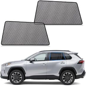 ZATOOTO Car Window Shades Toyota RAV4 2019-2024 for Rear Window | 2-Pack Baby & Pet Sun Shades | Blocks 99% UV & Heat | Breathable Mesh Privacy Screen | Bug-Free Design for Camping & Travel in Kuwait
