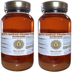 Watercress Liquid Extract, OrganicWatercress (Nasturtium officinale) Tincture, Herbal Supplement, Hawaii Pharm, Made in USA, 4 fl.oz in Saudi Arabia