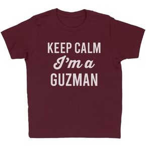 Keep Calm I'm a Guzman Kids T-Shirt Youth in Saudi Arabia