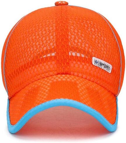 Big Kids Colorful Quick Dry Mesh Baseball Cap Summer Breathable Boy Girl Sunscreen Hat in Kuwait