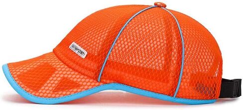 Big Kids Colorful Quick Dry Mesh Baseball Cap Summer Breathable Boy Girl Sunscreen Hat in Kuwait