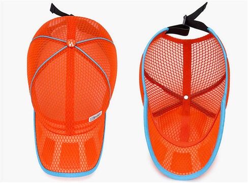 Big Kids Colorful Quick Dry Mesh Baseball Cap Summer Breathable Boy Girl Sunscreen Hat in Kuwait