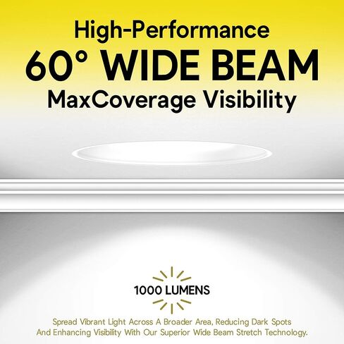 وحدة إضاءة سبوت مربعة بدون إطار مقاس 3 بوصات، تشطيب أبيض، تركيبات إضاءة LED غائرة قابلة للتعتيم 8 وات = 65 وات، 600 لومن، CRI 90+، تصنيف IC، 5CCT قابل للتحديد 2700K|3000K|3500K|4100K|5000K in Kuwait