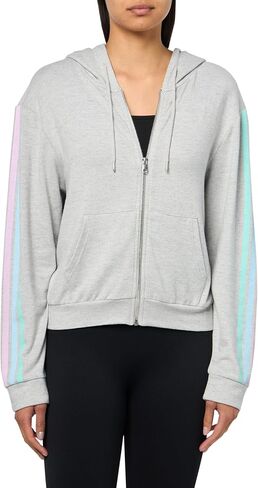 PJ Salvage Women's Roll with It Collection Zip-up Hoodie in Saudi Arabia