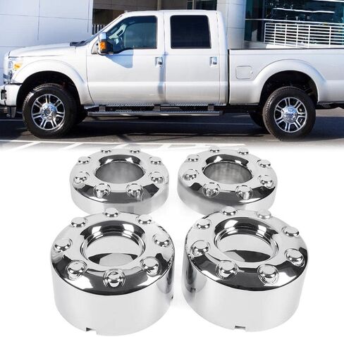 G-PLUS Wheel Center Hub Caps Set 17 Inch Fit for 2005 2006 2007 2008 2009 2010 2011 2012 2013 2014 2015 2016 Ford F350 Super Duty Dually (DRW) 4x4 Front & Rear 4PCS in Saudi Arabia