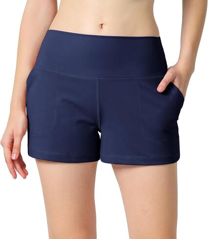 ALWAYS Women's High Waisted Spandex Shorts - Active Stretch Workout Bottoms for Yoga Running or Daily in Saudi Arabia