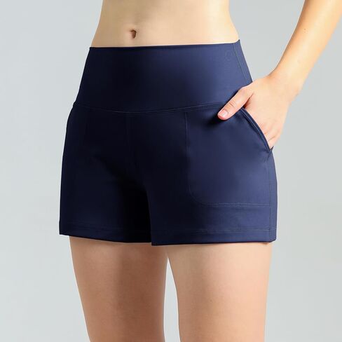 ALWAYS Women's High Waisted Spandex Shorts - Active Stretch Workout Bottoms for Yoga Running or Daily in Saudi Arabia