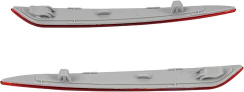 2Pcs Rear Bumper Reflector Driver and Passenger Side DS7Z13A565A DS7Z13A565B Compatible with Ford Fusion 2013-2018 Replace FO1185103 FO1184103 in Saudi Arabia
