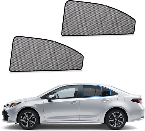 ZATOOTO Car Window Shades Toyota RAV4 2019-2024 for Rear Window | 2-Pack Baby & Pet Sun Shades | Blocks 99% UV & Heat | Breathable Mesh Privacy Screen | Bug-Free Design for Camping & Travel in Saudi Arabia