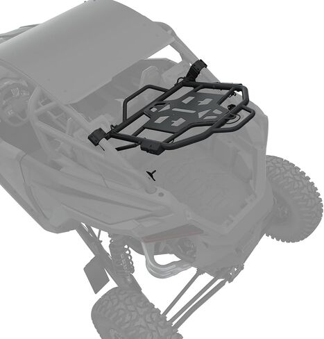 Polaris Pivoting Spare Tire Carrier, for Specific RZR Pro R Models, Dual Latches for Quick Release, Matte Black, Supports Up to 75 Pounds - Part 2884326-458 in Kuwait