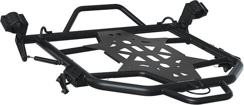 Polaris Pivoting Spare Tire Carrier, for Specific RZR Pro R Models, Dual Latches for Quick Release, Matte Black, Supports Up to 75 Pounds - Part 2884326-458 in Kuwait